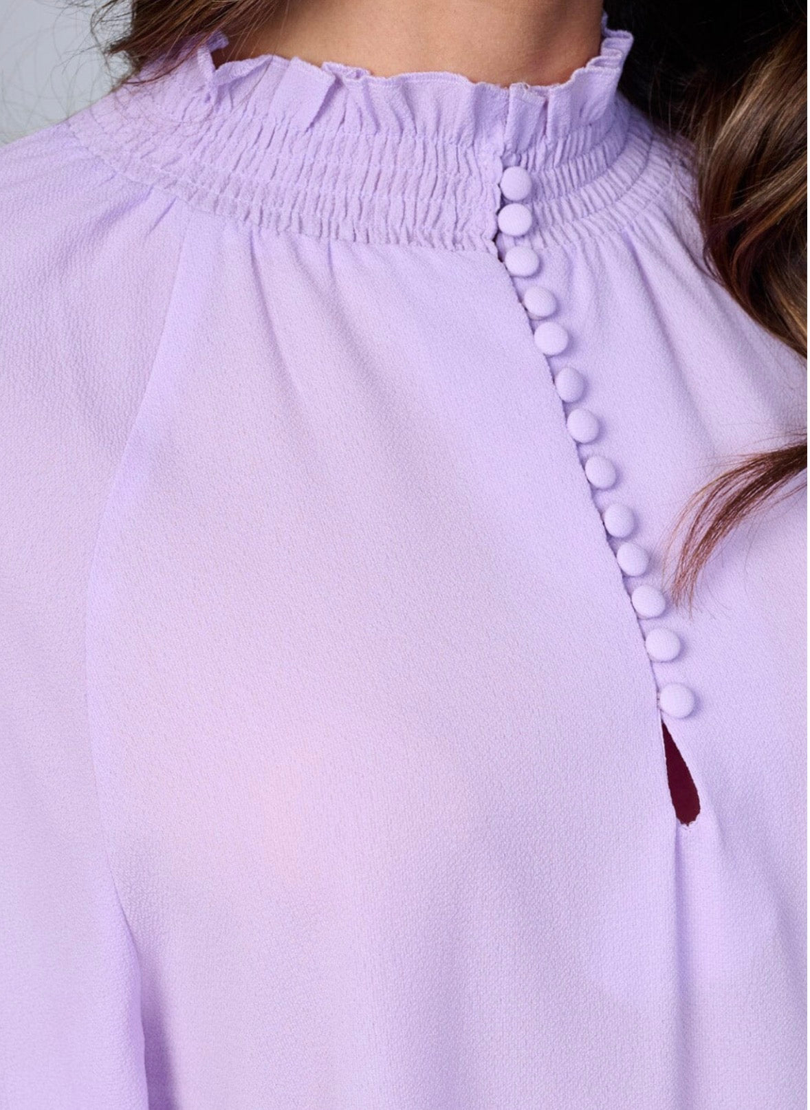 Long Sleeve Button Up Blouse