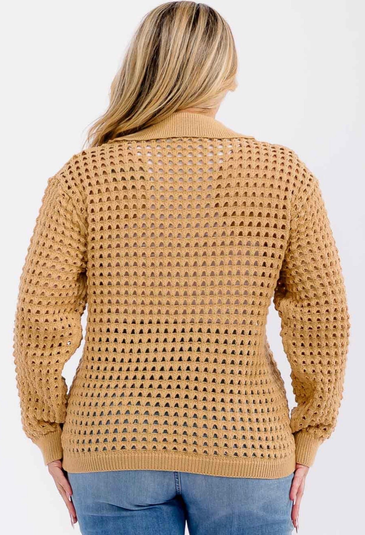 Loose Fit Knit Top (Plus Size)