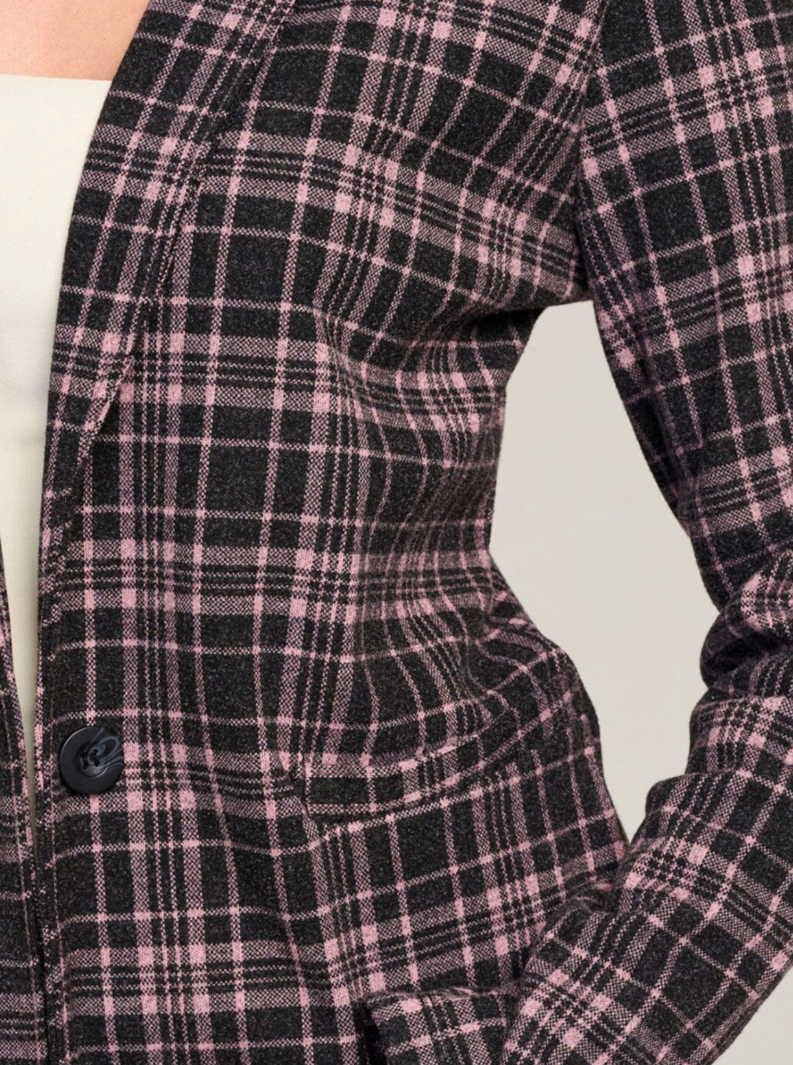Plaid Blazer
