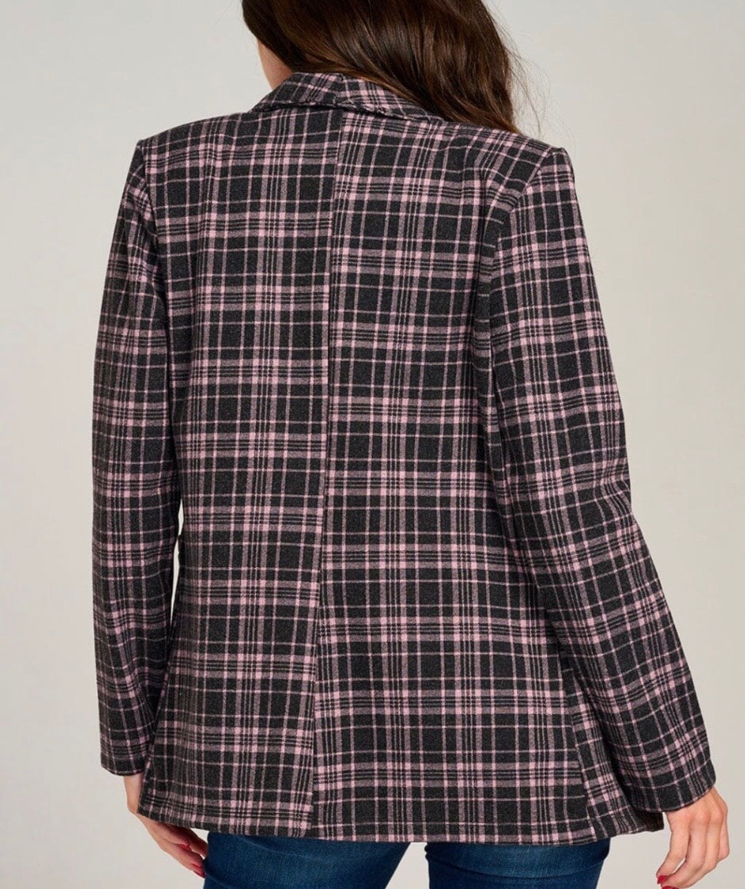 Plaid Blazer