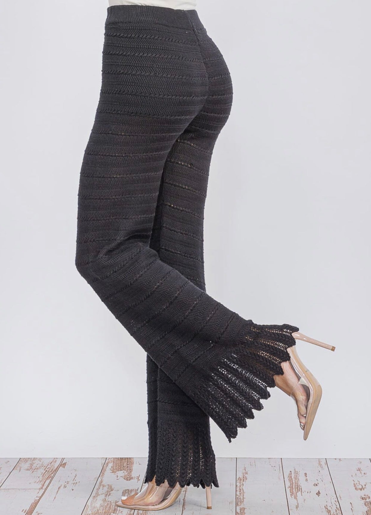Wide Leg Knit Pants