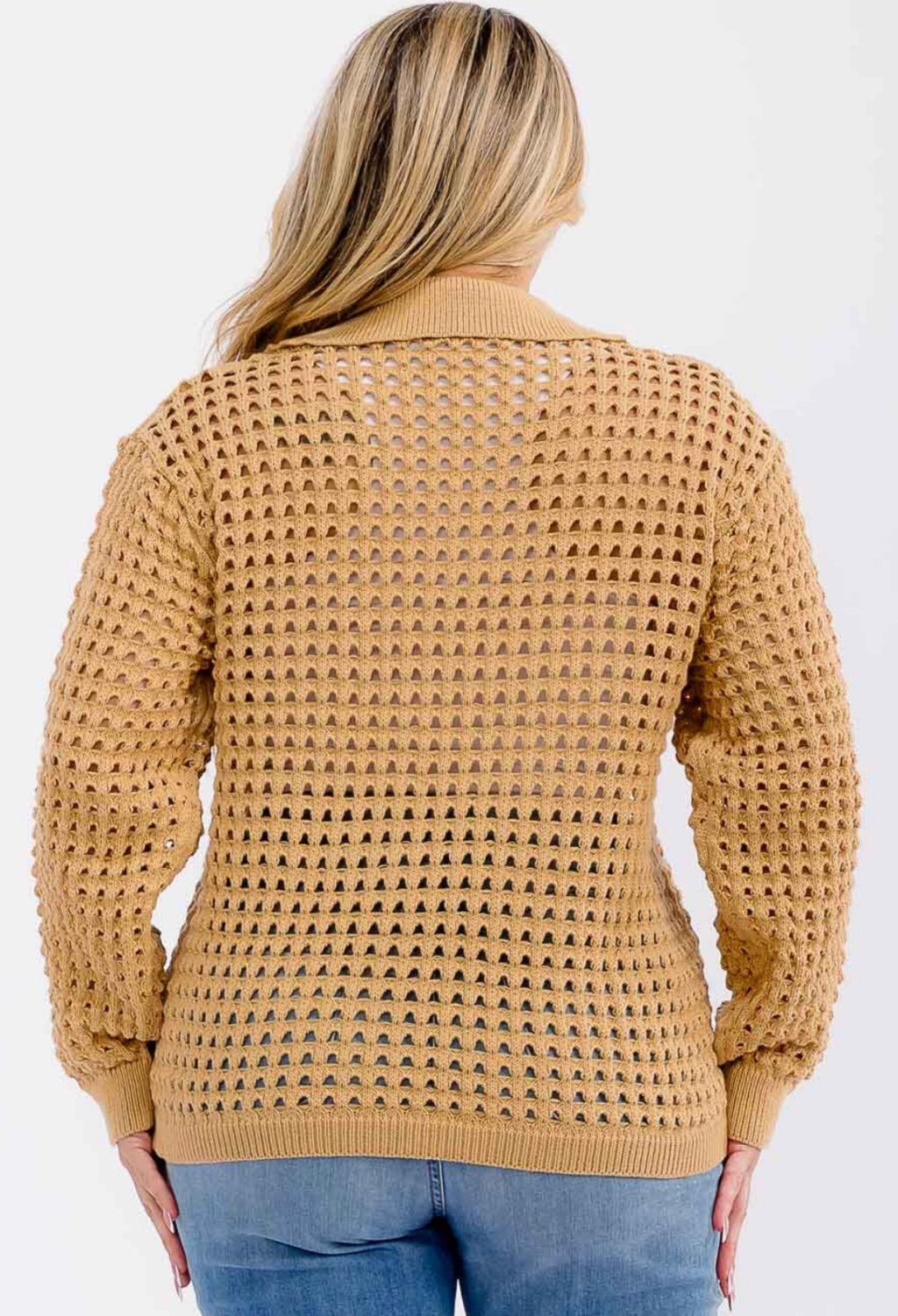 Loose Fit Knit Top (Plus Size)