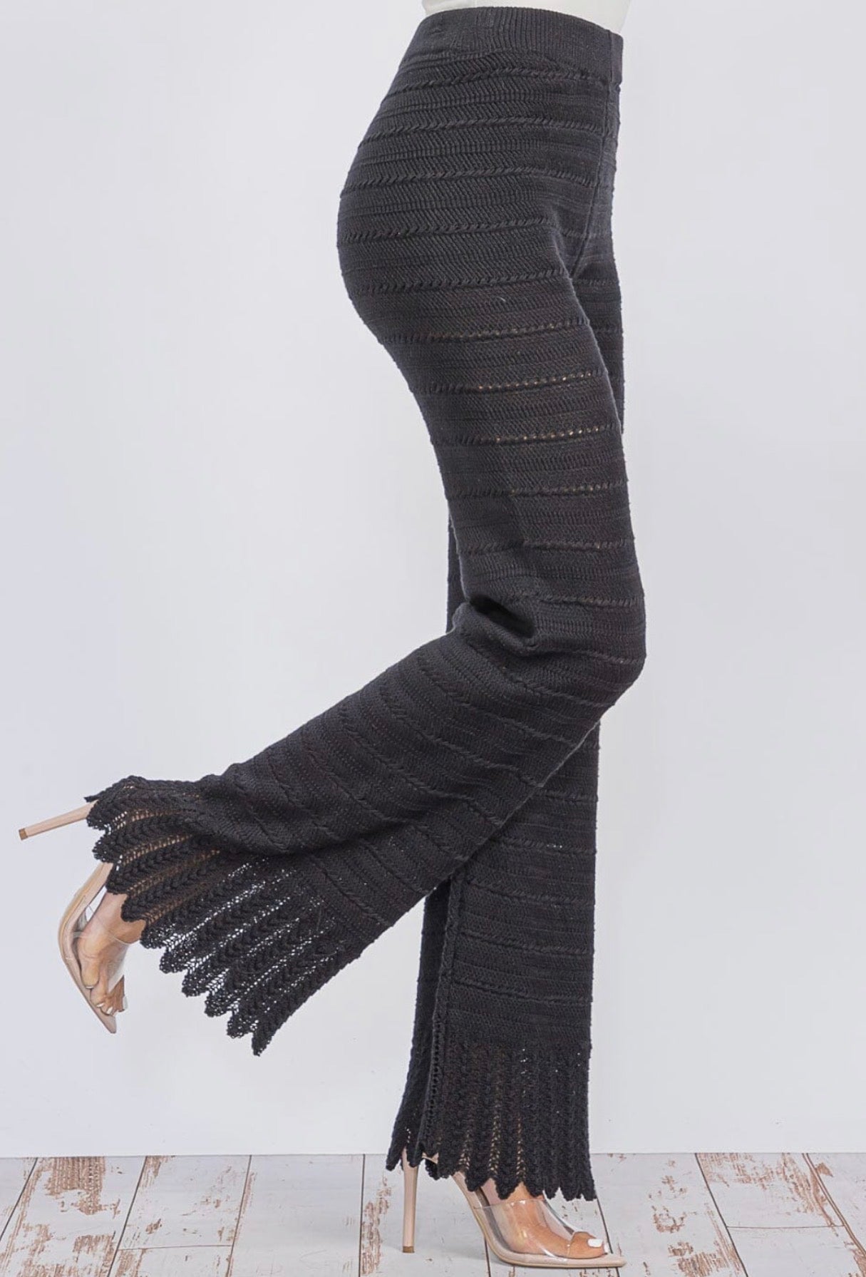 Wide Leg Knit Pants