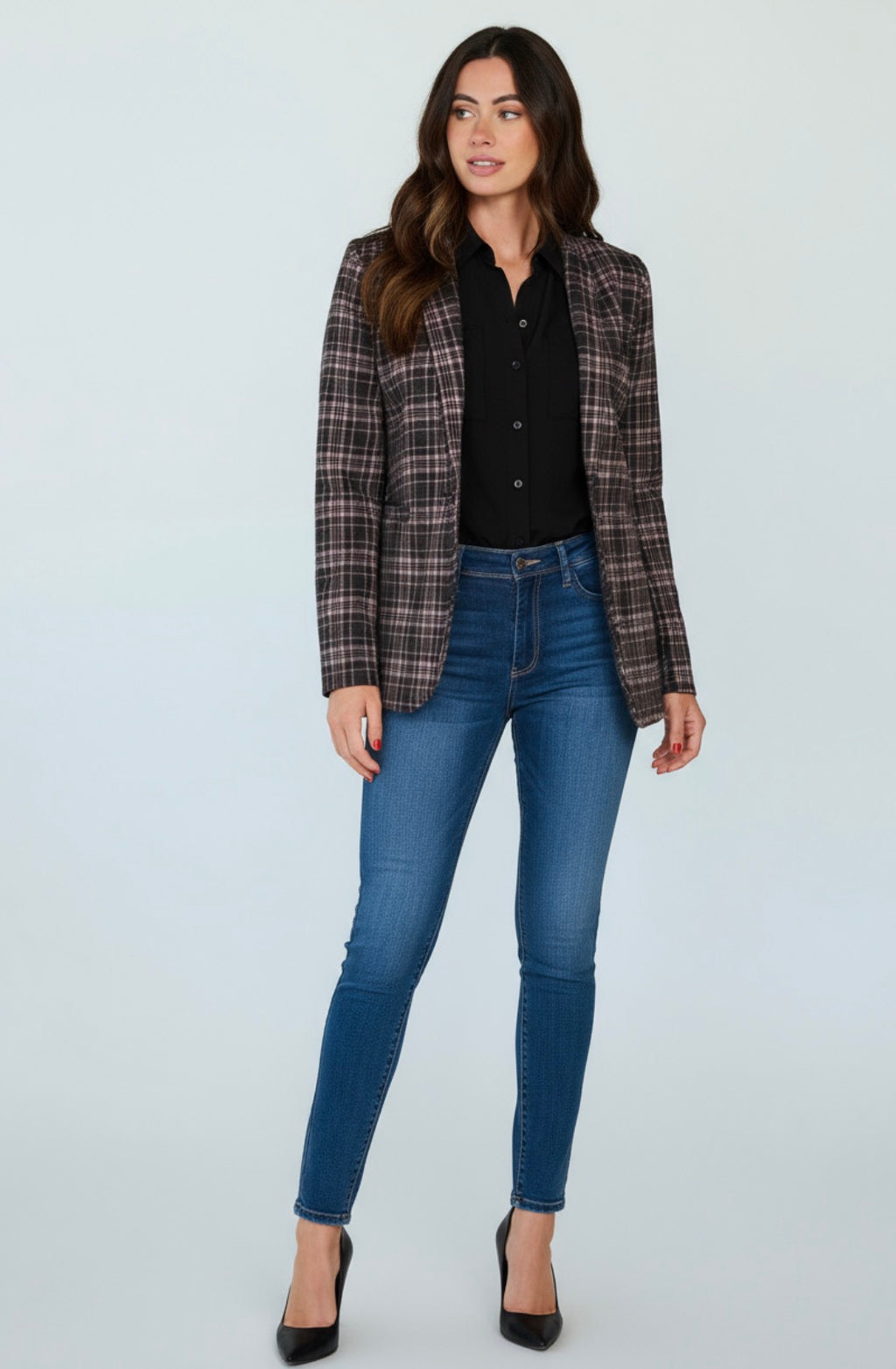 Plaid Blazer
