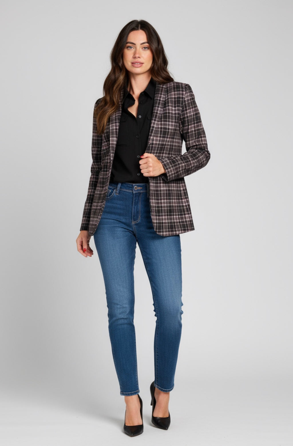 Plaid Blazer