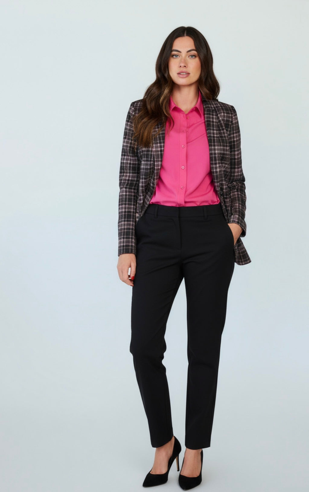 Plaid Blazer