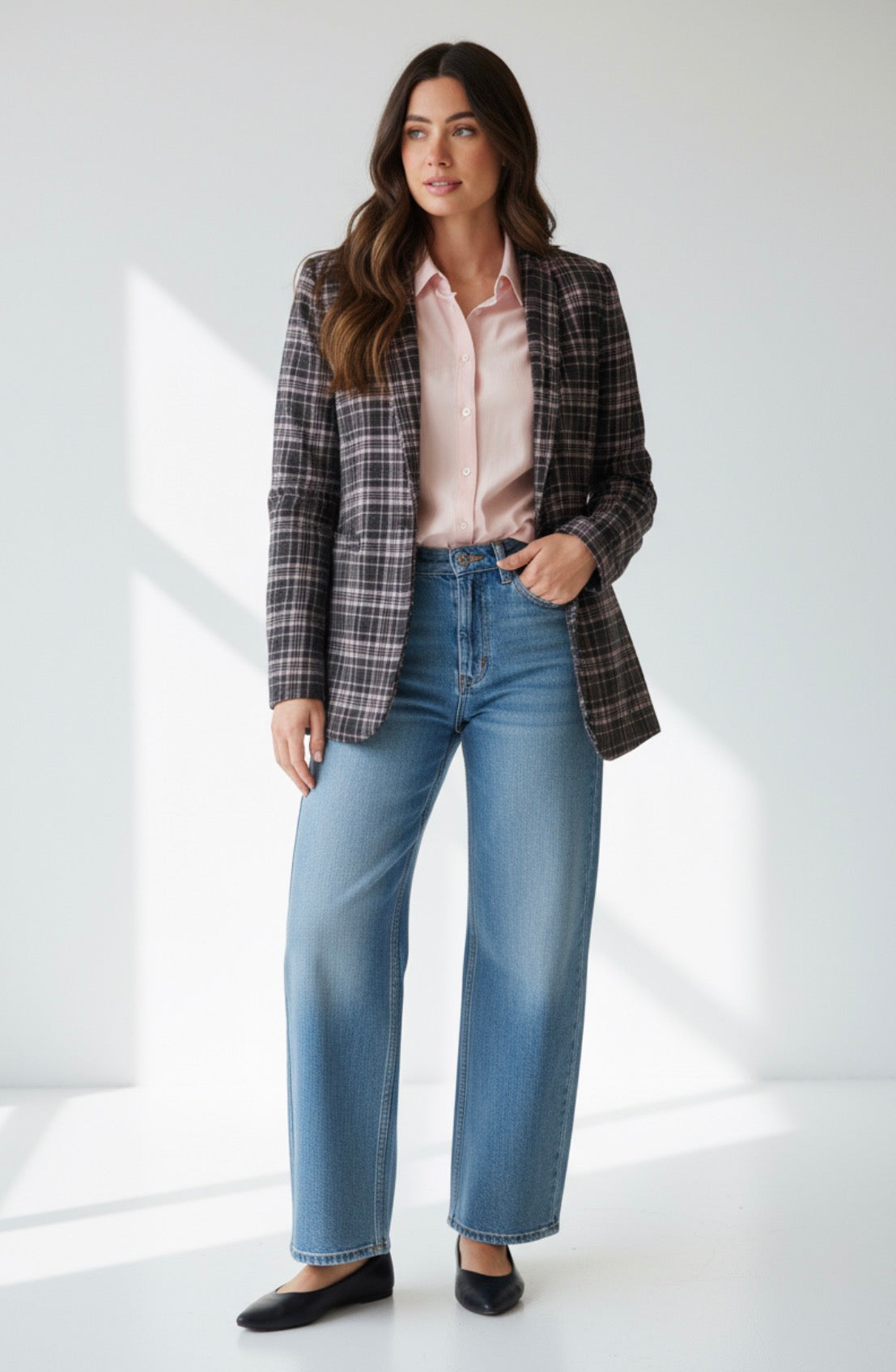Plaid Blazer