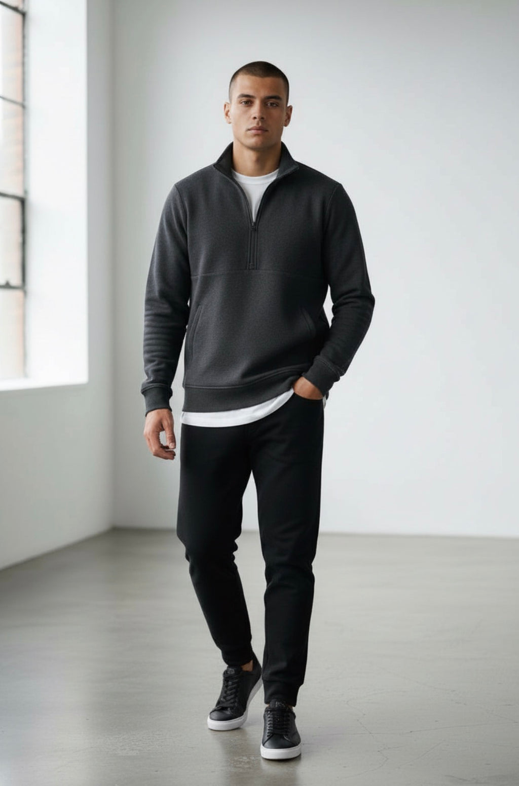 Men Quarter Zip