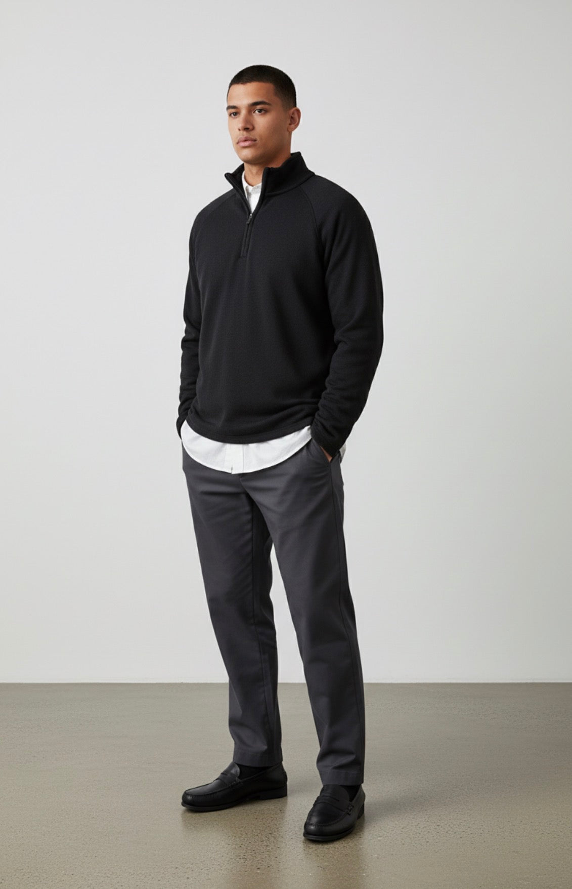 Men Quarter Zip