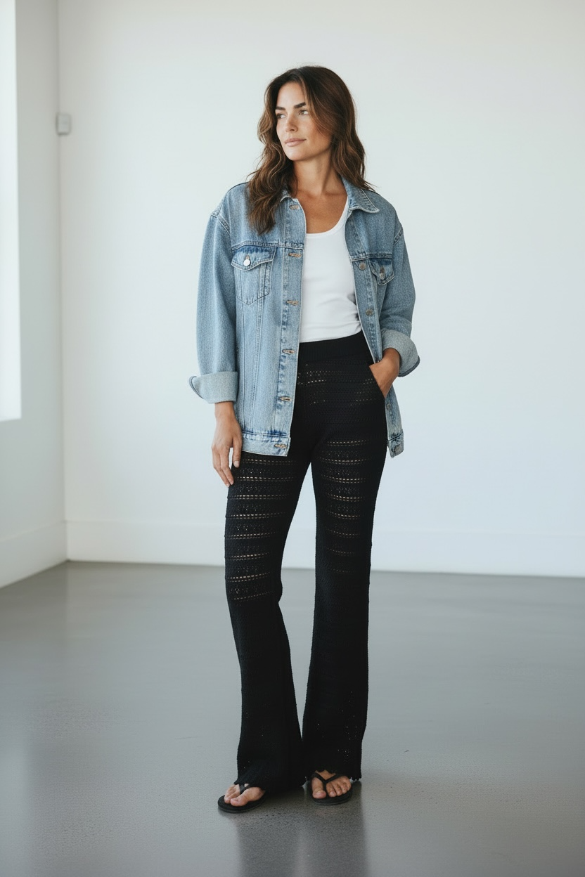 Wide Leg Cover up Pants