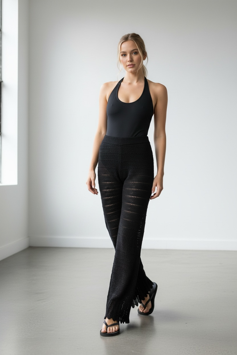 Wide Leg Cover up Pants