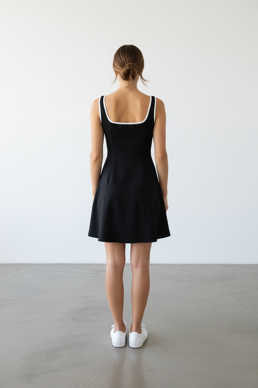 Wide Strap Dress